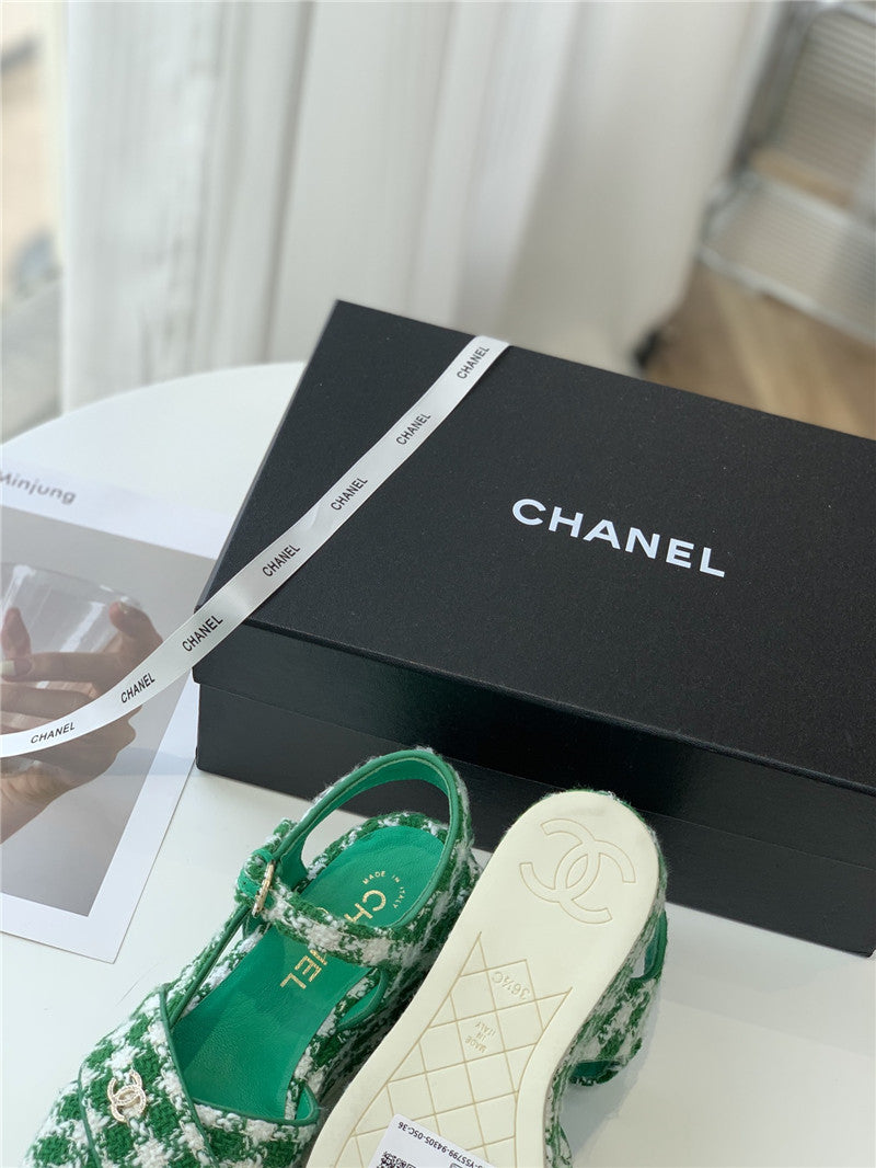 High Quality Luxury Chanel Platform Sandals – Style 88038 product detail