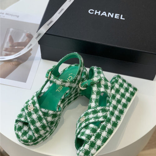 High Quality Luxury Chanel Platform Sandals – Style 88038 alternate view