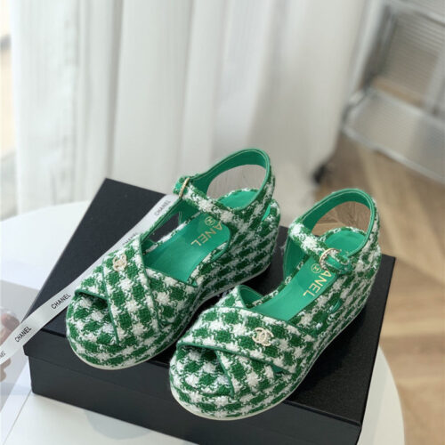 High Quality Luxury Chanel Platform Sandals – Style 88038 product detail