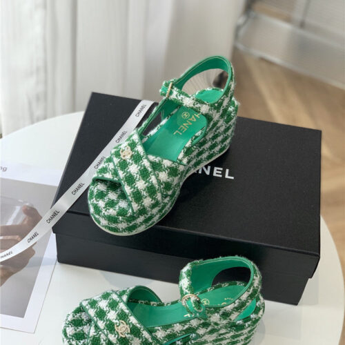 High Quality Luxury Chanel Platform Sandals – Style 88038 product detail
