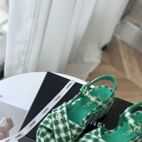 High Quality Luxury Chanel Platform Sandals – Style 88038 product detail