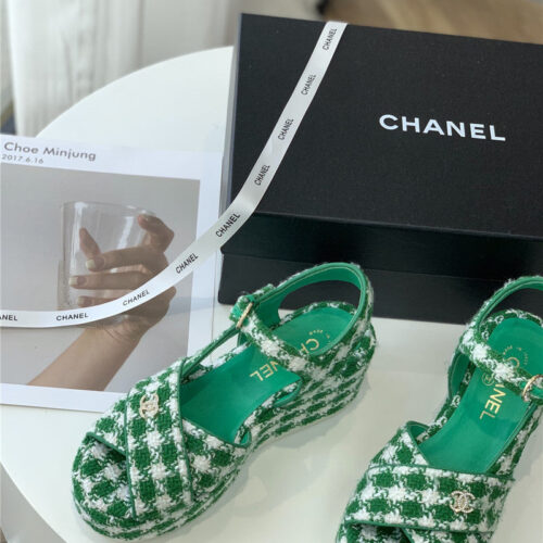 High Quality Luxury Chanel Platform Sandals – Style 88038 product detail