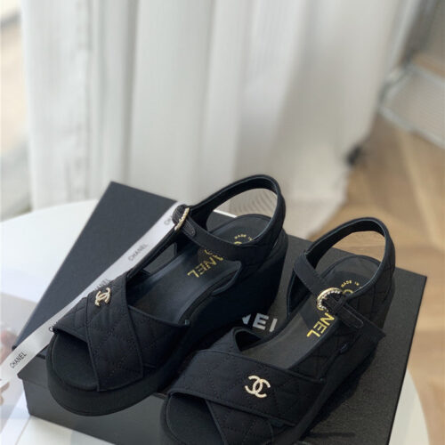 High Quality Luxury Chanel Platform Sandals – Style 51878 product detail