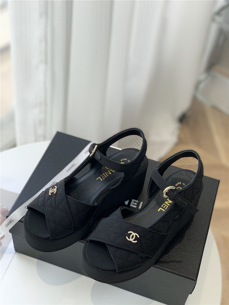 High Quality Luxury Chanel Platform Sandals – Style 51878 product detail