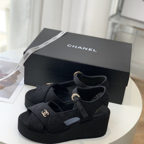 High Quality Luxury Chanel Platform Sandals – Style 51878