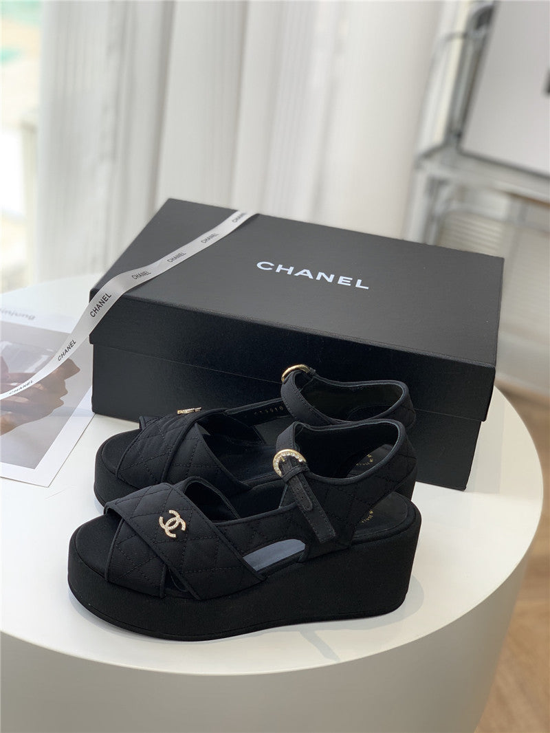 High Quality Luxury Chanel Platform Sandals – Style 51878