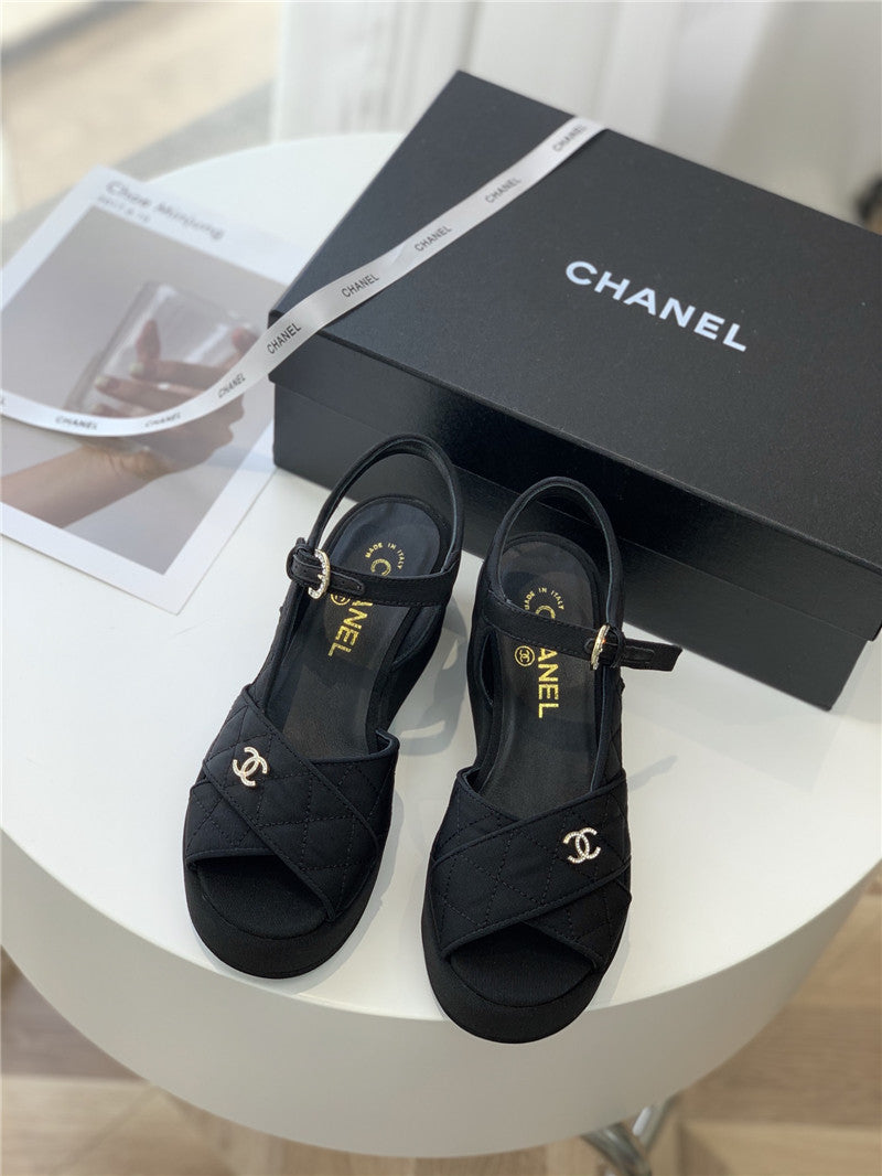 High Quality Luxury Chanel Platform Sandals – Style 51878 product detail