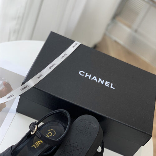 High Quality Luxury Chanel Platform Sandals – Style 51878 product detail