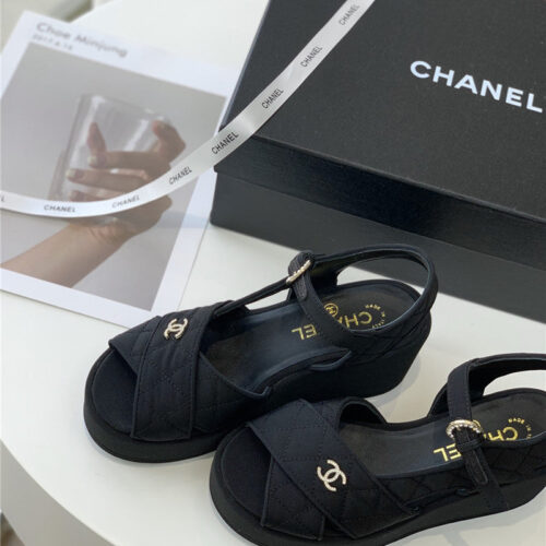 High Quality Luxury Chanel Platform Sandals – Style 51878 product detail