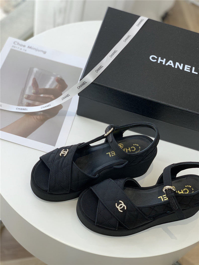 High Quality Luxury Chanel Platform Sandals – Style 51878 product detail