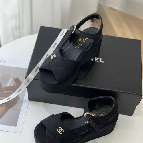 High Quality Luxury Chanel Platform Sandals – Style 51878 product detail