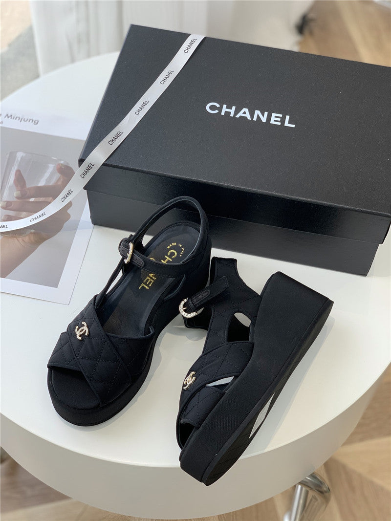 High Quality Luxury Chanel Platform Sandals – Style 51878 product detail