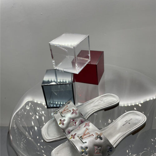 High Quality Luxury Louis Vuitton Classic Old Flower Flat Slippers product detail