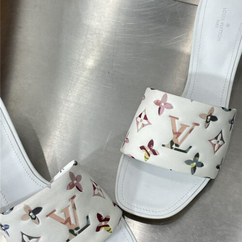 High Quality Luxury Louis Vuitton Classic Presbyopic High-Heeled Slippers – Style 79555 product detail
