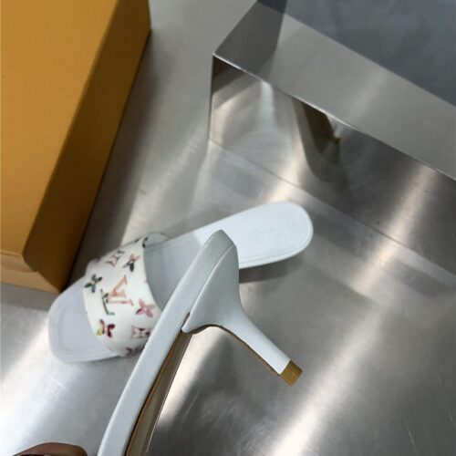 High Quality Luxury Louis Vuitton Classic Presbyopic High-Heeled Slippers – Style 79555 product detail
