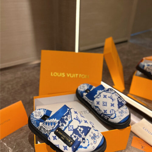 High Quality Luxury Louis Vuitton Spring New Presbyopic Sandals And Slippers