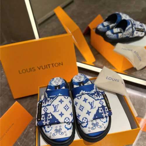 High Quality Luxury Louis Vuitton Spring New Presbyopic Sandals And Slippers product detail