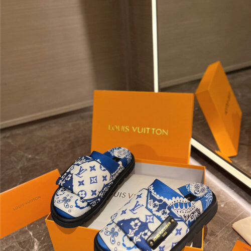 High Quality Luxury Louis Vuitton Spring New Presbyopic Sandals And Slippers product detail