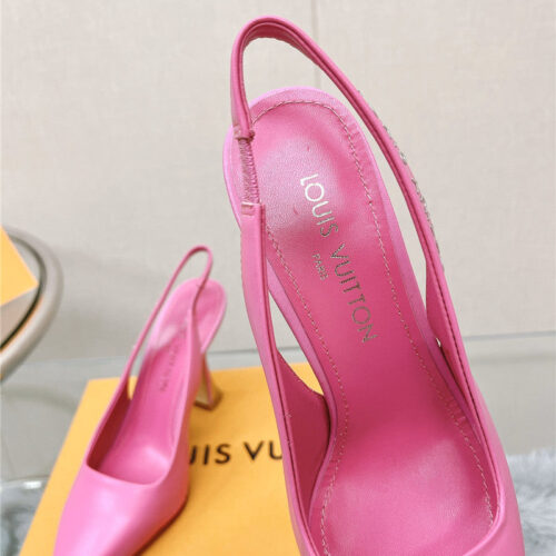 High Quality Luxury Louis Vuitton Early Spring New Slingback High Heels – Style 77251 product detail