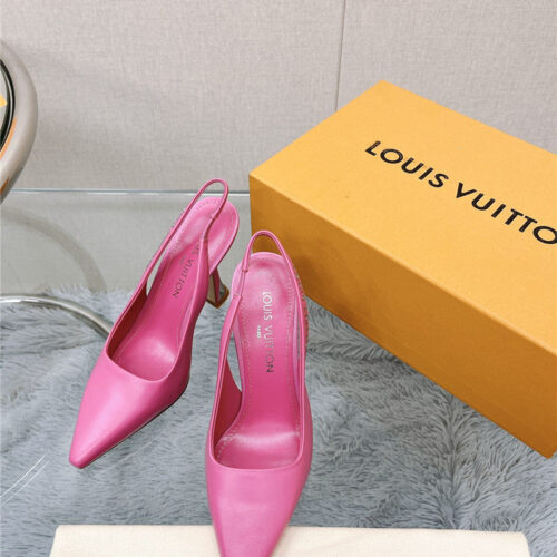 High Quality Luxury Louis Vuitton Early Spring New Slingback High Heels – Style 77251 product detail