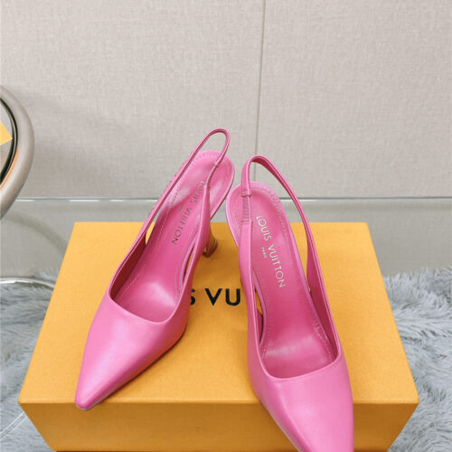 High Quality Luxury Louis Vuitton Early Spring New Slingback High Heels – Style 77251 product detail