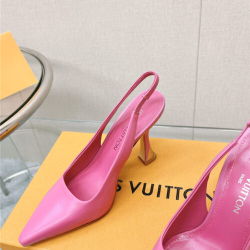 High Quality Luxury Louis Vuitton Early Spring New Slingback High Heels – Style 77251 product detail