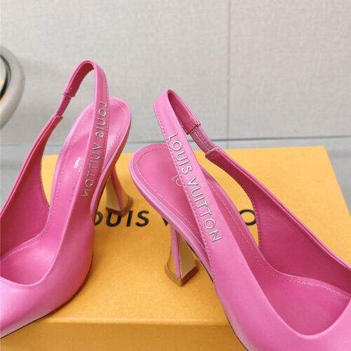High Quality Luxury Louis Vuitton Early Spring New Slingback High Heels – Style 77251 product detail