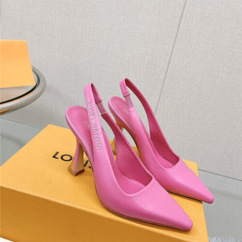High Quality Luxury Louis Vuitton Early Spring New Slingback High Heels – Style 77251