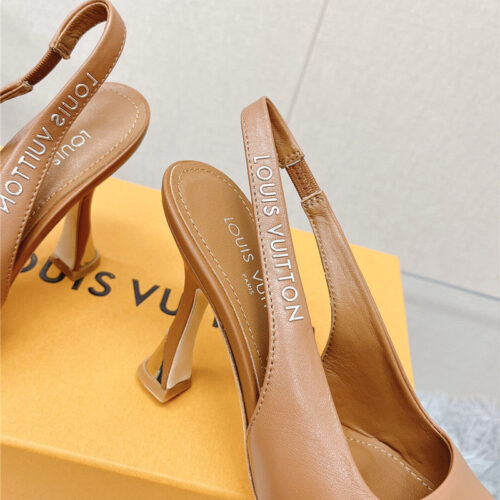 High Quality Luxury Louis Vuitton Early Spring New Slingback High Heels – Style 42787 product detail