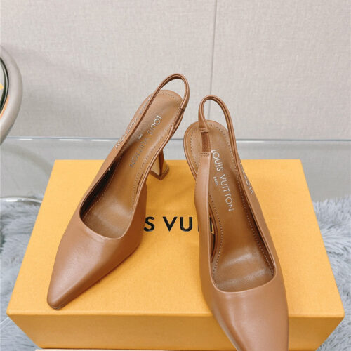 High Quality Luxury Louis Vuitton Early Spring New Slingback High Heels – Style 42787 product detail