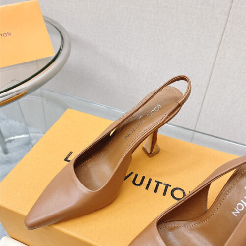 High Quality Luxury Louis Vuitton Early Spring New Slingback High Heels – Style 42787 product detail