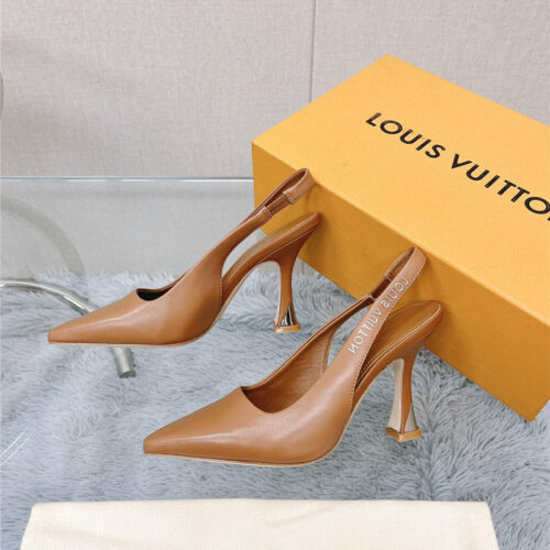 High Quality Luxury Louis Vuitton Early Spring New Slingback High Heels – Style 42787 alternate view