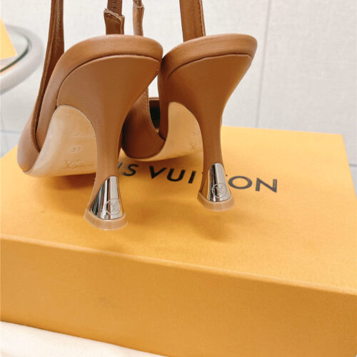 High Quality Luxury Louis Vuitton Early Spring New Slingback High Heels – Style 42787 product detail