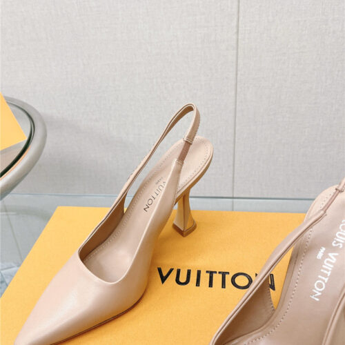 High Quality Luxury Louis Vuitton Early Spring New Slingback High Heels – Style 08323 product detail