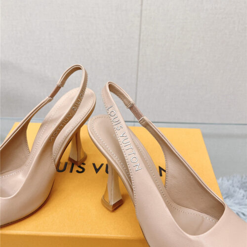 High Quality Luxury Louis Vuitton Early Spring New Slingback High Heels – Style 08323 product detail