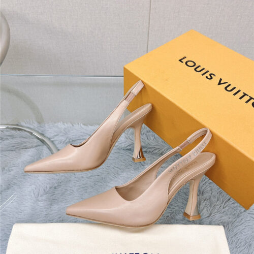 High Quality Luxury Louis Vuitton Early Spring New Slingback High Heels – Style 08323 alternate view