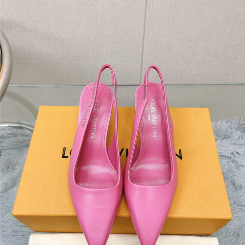 High Quality Luxury Louis Vuitton Early Spring New Slingback High Heels – Style 80643 product detail