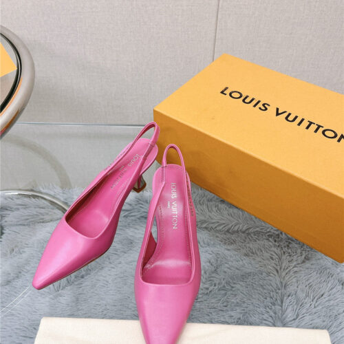 High Quality Luxury Louis Vuitton Early Spring New Slingback High Heels – Style 80643 product detail