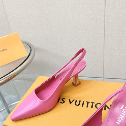 High Quality Luxury Louis Vuitton Early Spring New Slingback High Heels – Style 80643 product detail