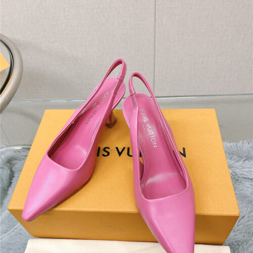 High Quality Luxury Louis Vuitton Early Spring New Slingback High Heels – Style 80643 product detail