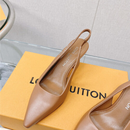 High Quality Luxury Louis Vuitton Early Spring New Slingback High Heels – Style 46179 product detail