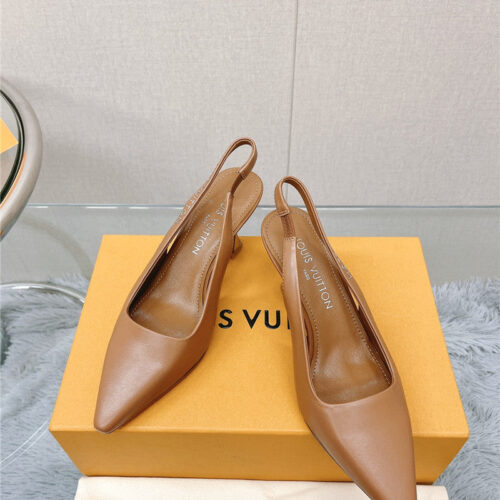 High Quality Luxury Louis Vuitton Early Spring New Slingback High Heels – Style 46179 product detail