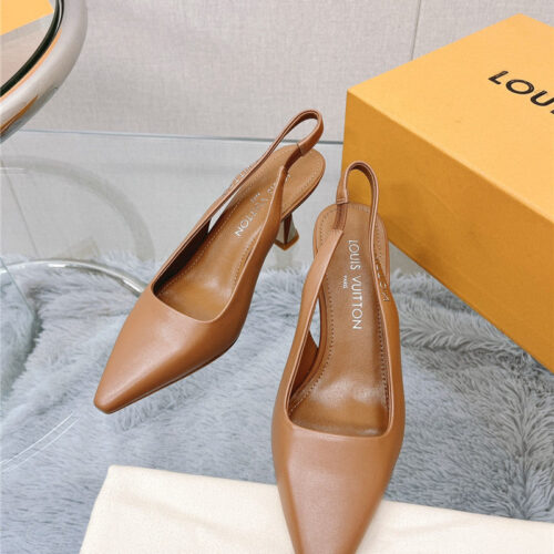 High Quality Luxury Louis Vuitton Early Spring New Slingback High Heels – Style 46179 product detail