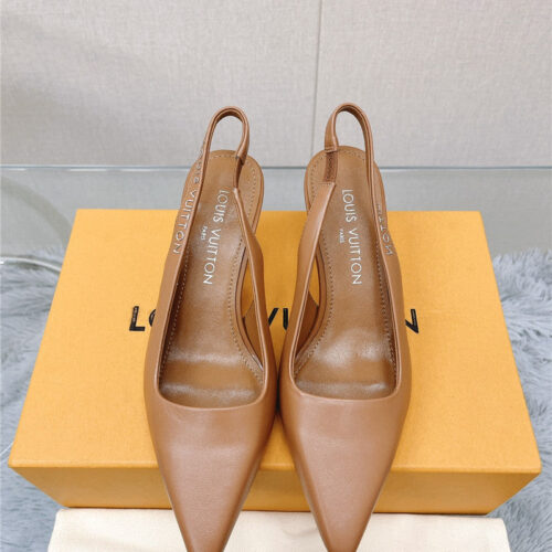 High Quality Luxury Louis Vuitton Early Spring New Slingback High Heels – Style 46179 product detail