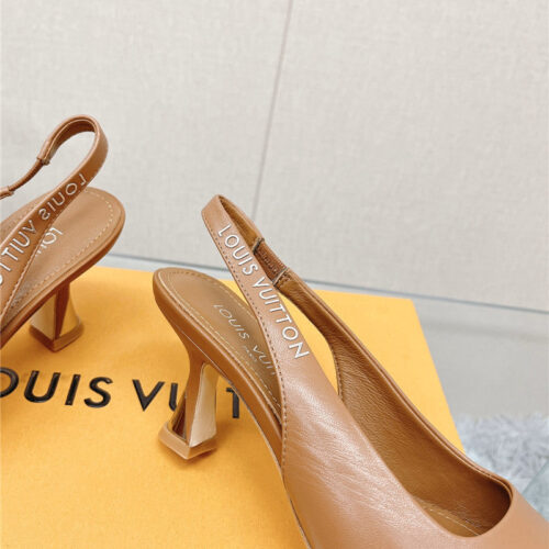High Quality Luxury Louis Vuitton Early Spring New Slingback High Heels – Style 46179 product detail