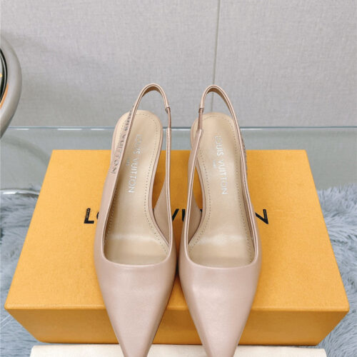 High Quality Luxury Louis Vuitton Early Spring New Slingback High Heels – Style 78947 product detail