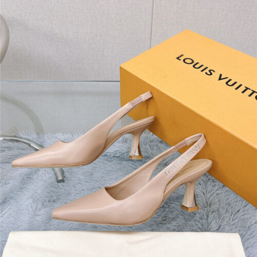 High Quality Luxury Louis Vuitton Early Spring New Slingback High Heels – Style 78947 alternate view