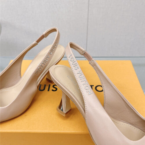 High Quality Luxury Louis Vuitton Early Spring New Slingback High Heels – Style 78947 product detail