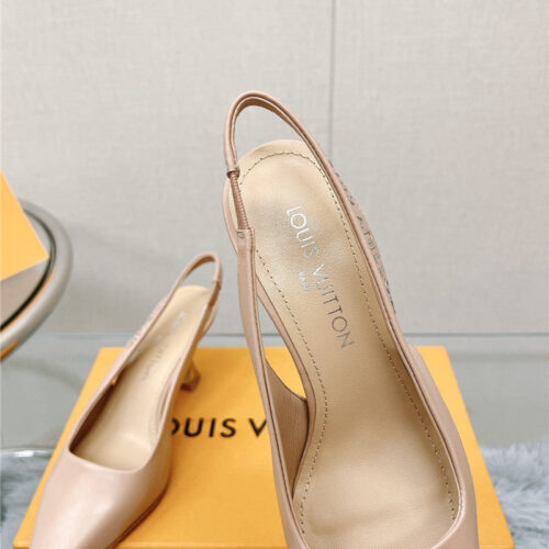 High Quality Luxury Louis Vuitton Early Spring New Slingback High Heels – Style 78947 product detail