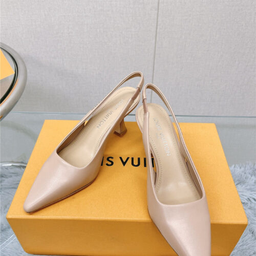 High Quality Luxury Louis Vuitton Early Spring New Slingback High Heels – Style 78947 product detail